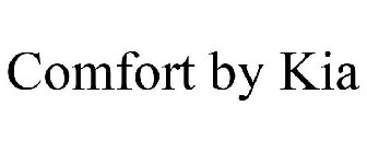 COMFORT BY KIA