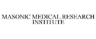 MASONIC MEDICAL RESEARCH INSTITUTE