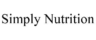 SIMPLY NUTRITION