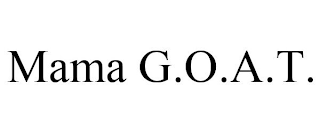 MAMA G.O.A.T.