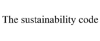 THE SUSTAINABILITY CODE