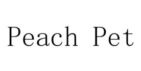 PEACH PET