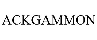 ACKGAMMON