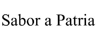 SABOR A PATRIA
