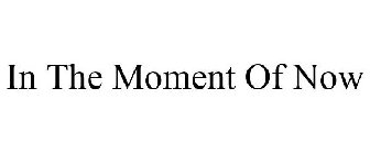 IN THE MOMENT OF NOW