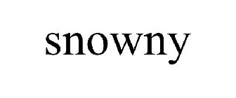 SNOWNY