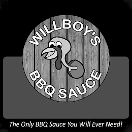 WILLBOY'S BBQ SAUCE THE ONLY BBQ SAUCE YOU WILL EVER NEED!