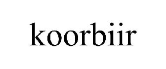 KOORBIIR