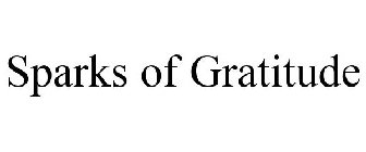 SPARKS OF GRATITUDE