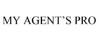 MY AGENT'S PRO