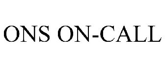 ONS ON-CALL