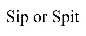 SIP OR SPIT