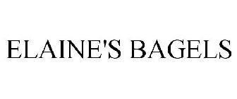 ELAINE'S BAGELS
