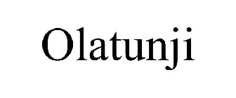 OLATUNJI