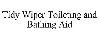 TIDY WIPER TOILETING AND BATHING AID