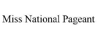 MISS NATIONAL PAGEANT