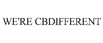 WE'RE CBDIFFERENT