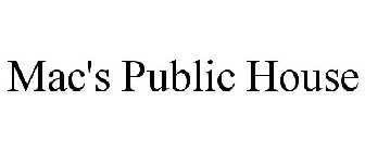 MAC'S PUBLIC HOUSE
