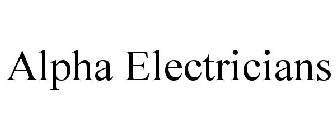 ALPHA ELECTRICIANS