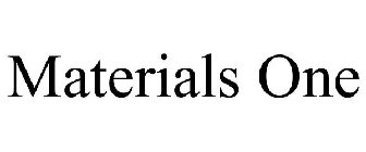 MATERIALS ONE