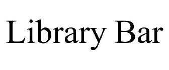LIBRARY BAR