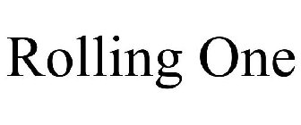 ROLLING ONE