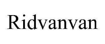 RIDVANVAN