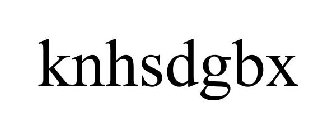 KNHSDGBX