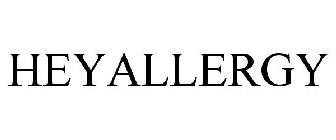 HEYALLERGY