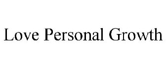 LOVE PERSONAL GROWTH