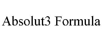 ABSOLUT3 FORMULA