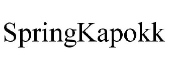 SPRINGKAPOKK