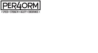 PER4ORM SPEED STRENGTH AGILITY ENDURANCE