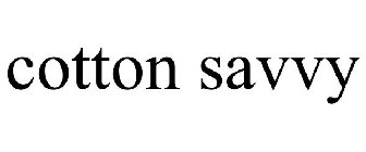 COTTON SAVVY