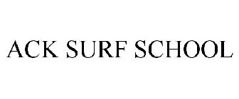 ACK SURF SCHOOL