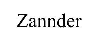 ZANNDER