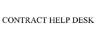CONTRACT HELP DESK