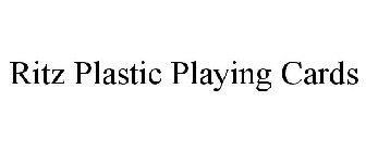 RITZ PLASTIC PLAYING CARDS