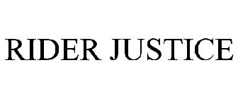 RIDER JUSTICE