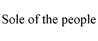 SOLE OF THE PEOPLE