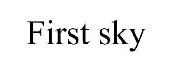 FIRST SKY
