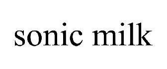 SONIC MILK