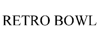 RETRO BOWL