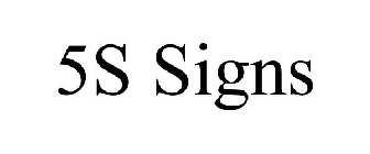 5S SIGNS