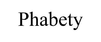 PHABETY