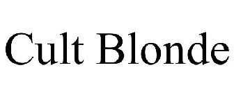 CULT BLONDE