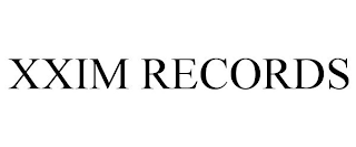 XXIM RECORDS