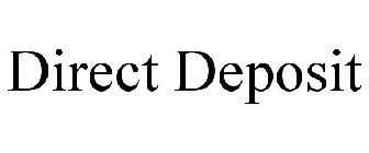 DIRECT DEPOSIT