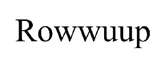 ROWWUUP