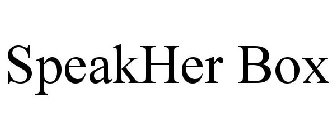 SPEAKHER BOX